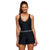 Women's One Piece V-Neck Swim Romper