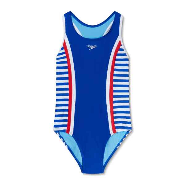 Speedo Print Spliced Racerback One Piece