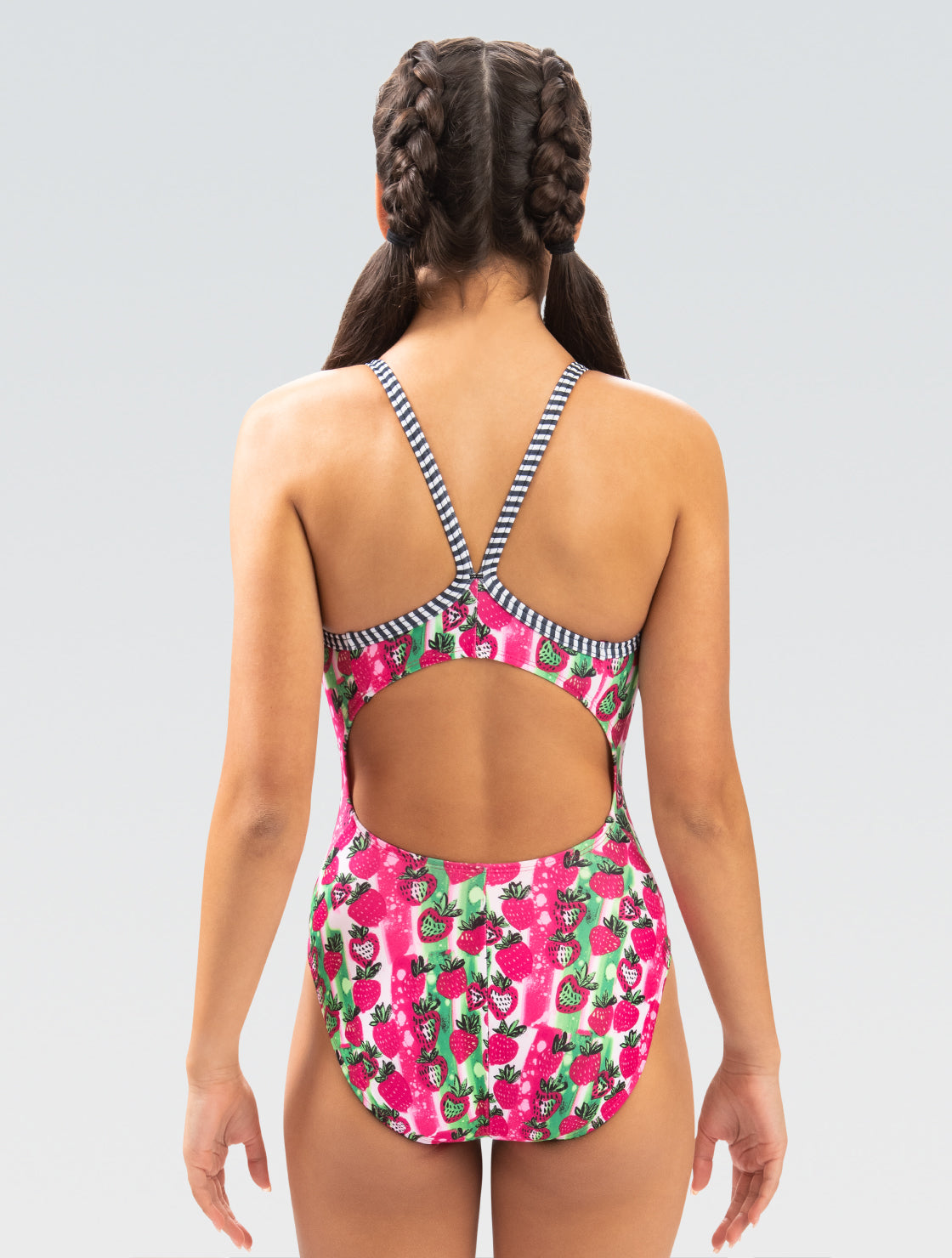 Women's Dolfin Uglies UPF 50+ Print V-2 Back One-Piece Swimsuit