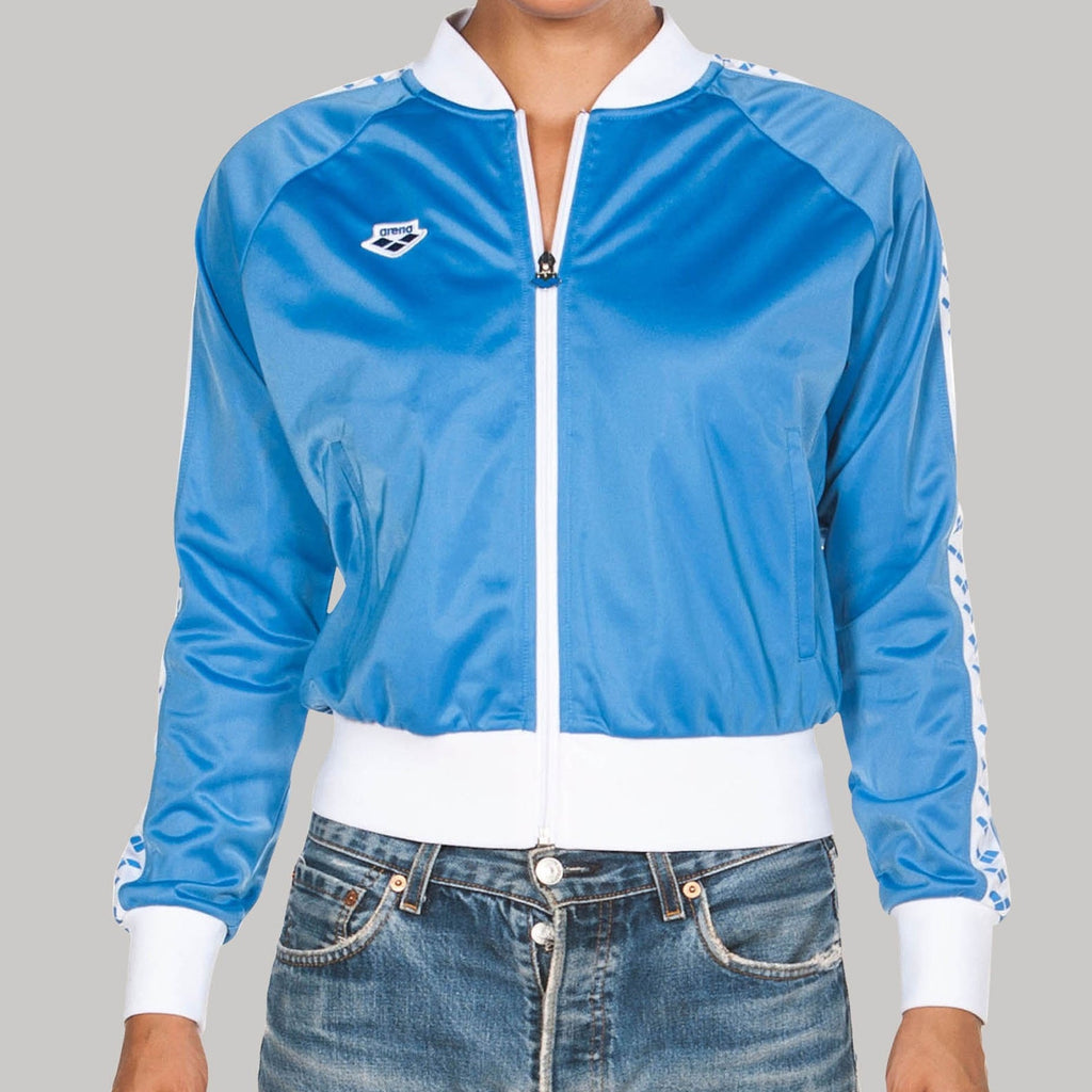 ARENA Women's Icons Relax IV Team Jacket Full-Zip Track Jacket Regular Fit  Side Pockets Retro Logo Sporty Athletic Coat