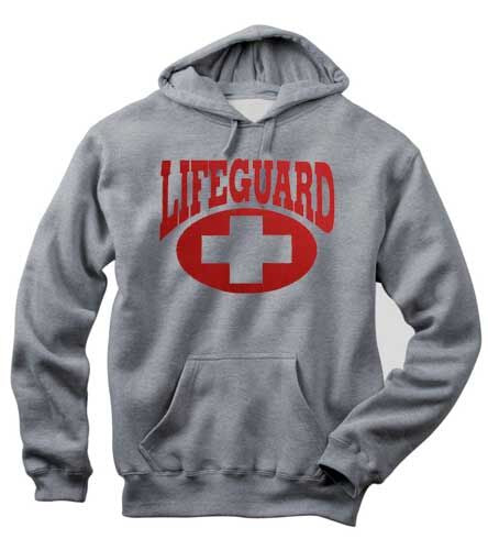 Grey lifeguard hoodie hotsell