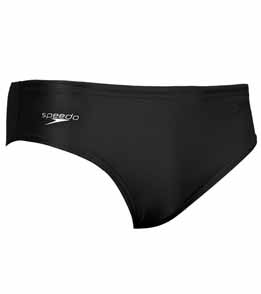 Speedo Men's Solid Lycra Brief, New Black, 34 