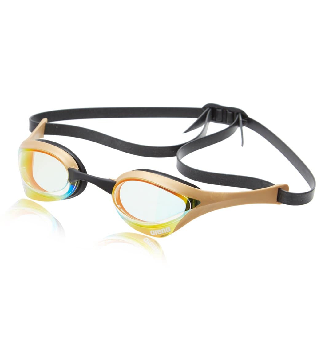 Arena Cobra Ultra Swipe Mirror Goggles Yellow Copper White for sale online